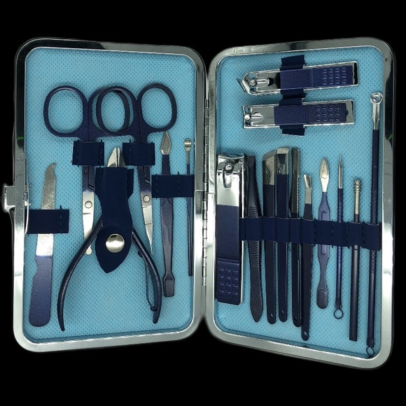 18 pcs Manicure Pedicure Nail Clipper Stainless Steel Set - Picture 2 of 4